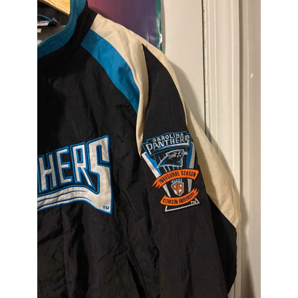 Vintage Carolina Panthers Apex One NFL Pro Line 1995 Inaugural Season Jacket M